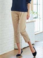 マタニティ パンツ|P・パンツ　接触冷感クロップド（七分丈）|ベージュ